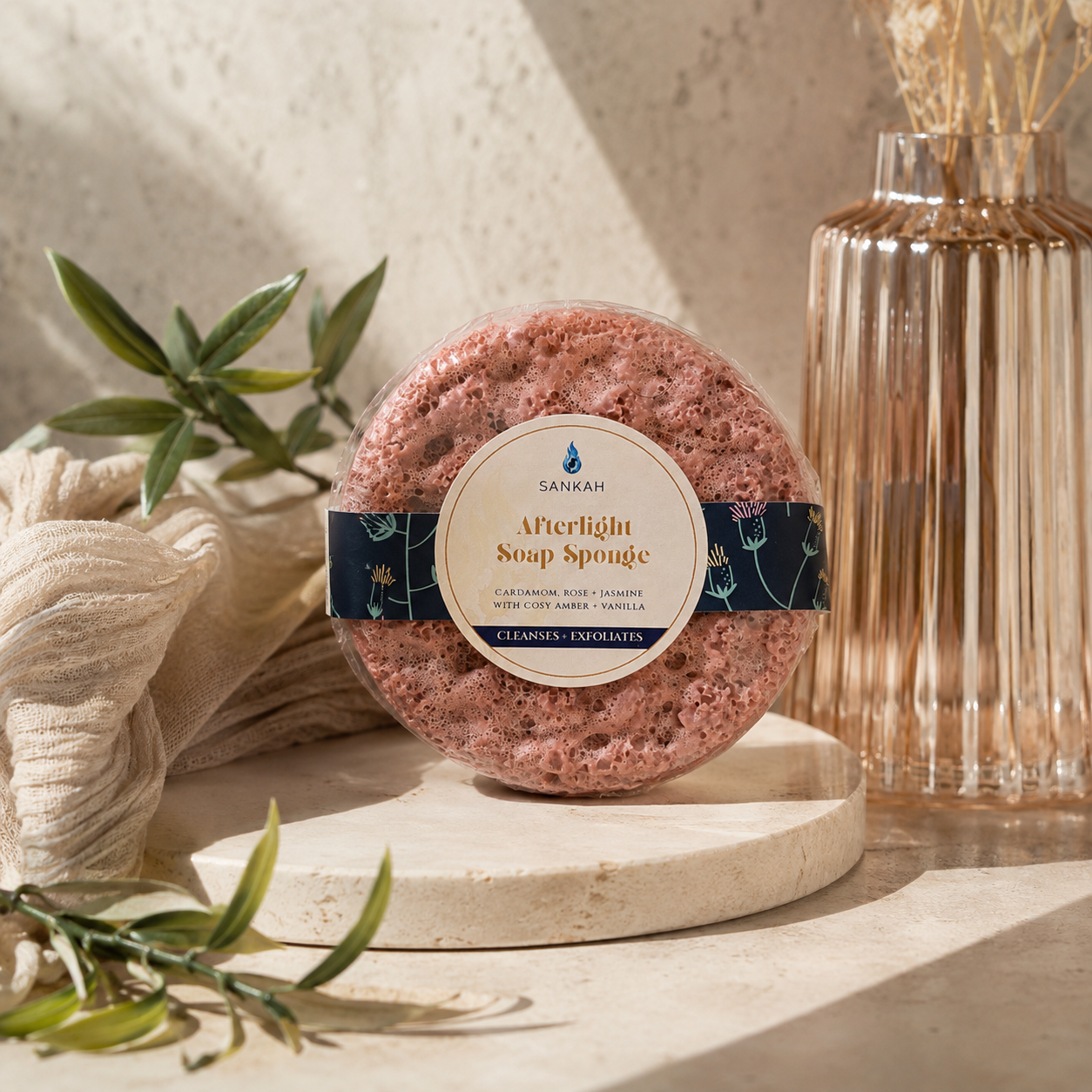 Afterlight — Exfoliating Soap Sponge 150g