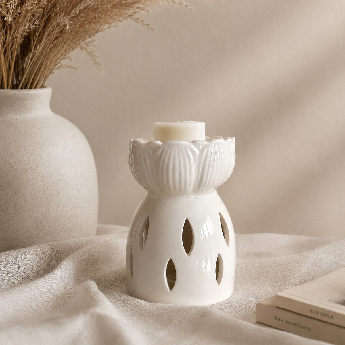 Elowen Floral Ceramic Wax Melt Burner
