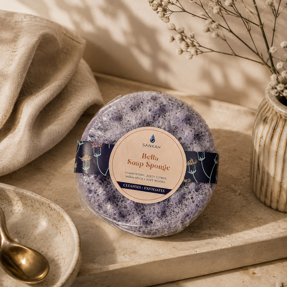 Bella — Exfoliating Soap Sponge 150g